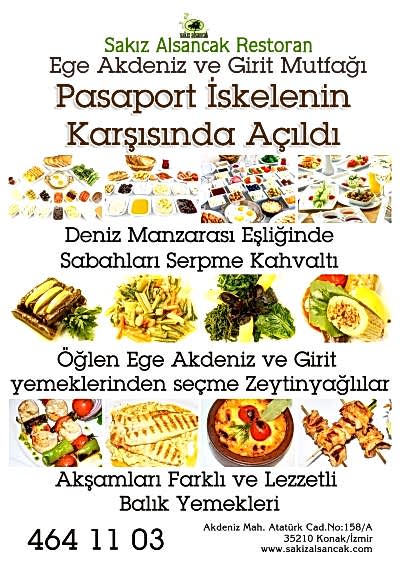 Sakız Alsancak Restaurant Pasaport iskelenin Karşısında Açıldı