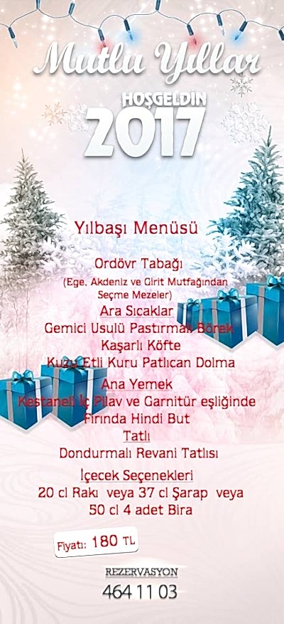 yılbaşı menüsü